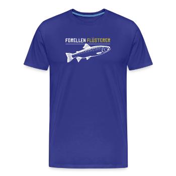 Forellen Flüsterer - Männer Premium Bio T-Shirt - Königsblau - Vorne - Damien (186cm)