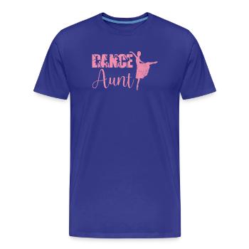 Dance Aunt Proud Dance Aunt Of Dancer Aunt Dancer - Men's Premium Organic T-Shirt - royal blue - Front - Damien (186cm)