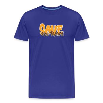 Sauvez la rave - T-shirt bio Premium Homme - bleu roi - Devant - Damien (186cm)