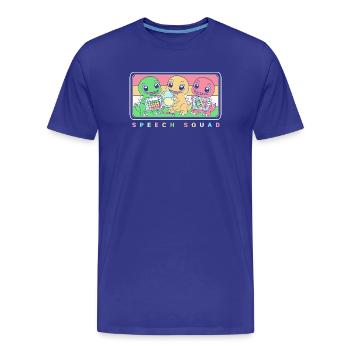 Speech Therapy Speech Therapist Speech Therapist - Men's Premium Organic T-Shirt - royal blue - Front - Damien (186cm)