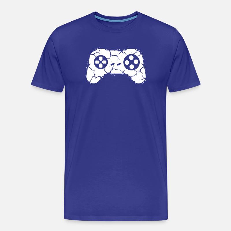 Controller Risse Rage Quit - Männer Premium Bio T-Shirt - Königsblau
