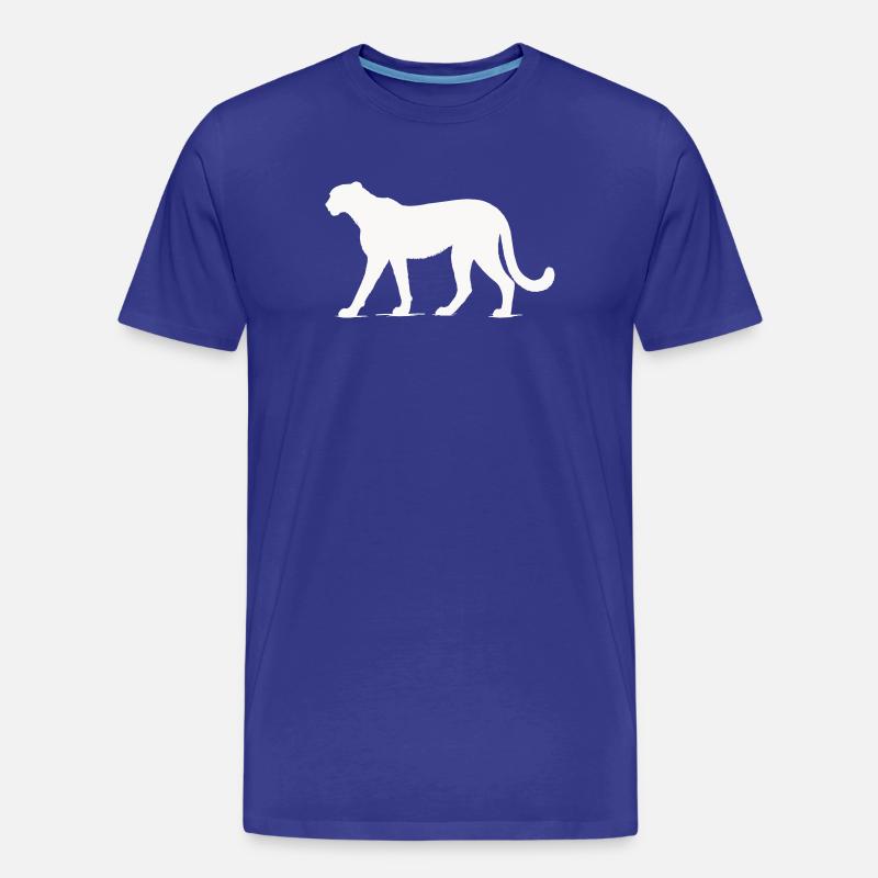 Gepard Tier  - Männer Premium Bio T-Shirt - Königsblau