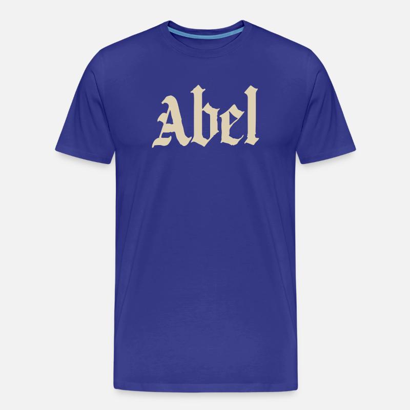 Abel Gothic Script - Männer Premium Bio T-Shirt - Königsblau