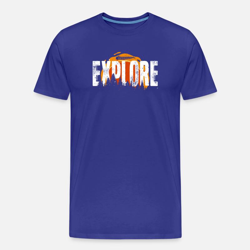 Entdecken Sie Forest Sunrise - Männer Premium Bio T-Shirt - Königsblau