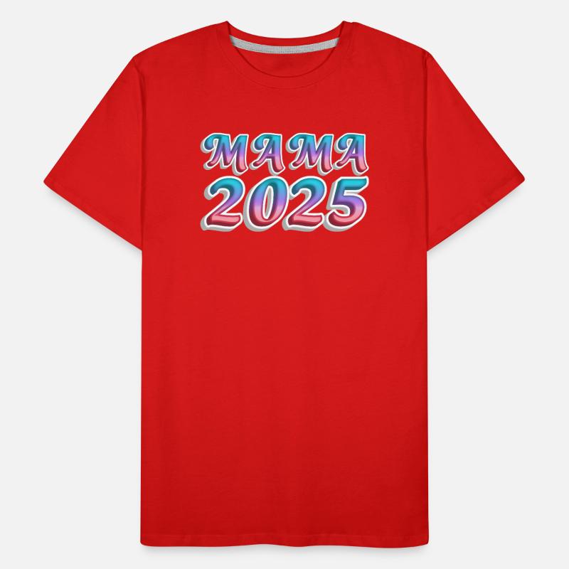 Maman 2025 Explosion de couleurs T-shirt bio Premium Homme