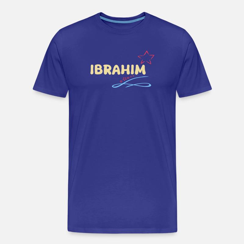 Geschenk Ibrahim - Männer Premium Bio T-Shirt - Königsblau