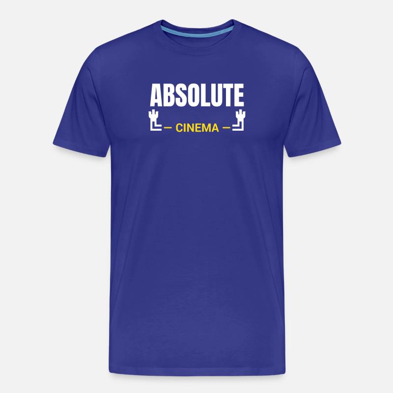 Absolute Cinema Statement - Männer Premium Bio T-Shirt - Königsblau