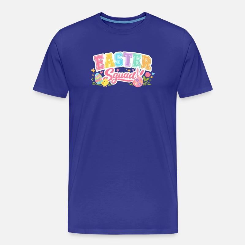 Easter Squad Egg Hunt - Men's Premium Organic T-Shirt - royal blue