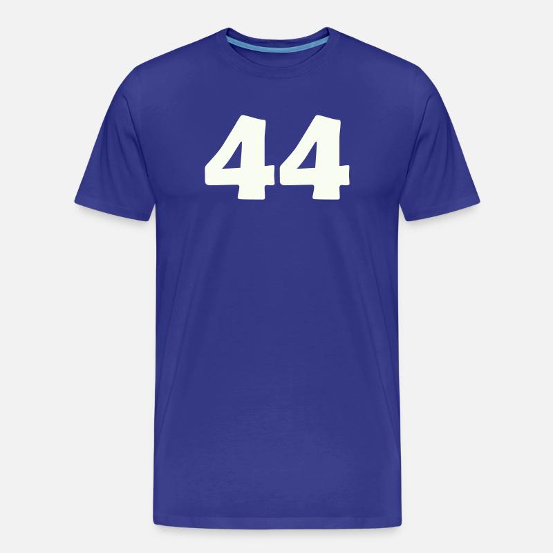 44 - Männer Premium Bio T-Shirt - Königsblau