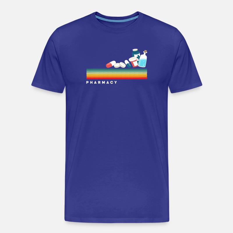 Retro-apotheker Pharmazietechniker - Männer Premium Bio T-Shirt - Königsblau