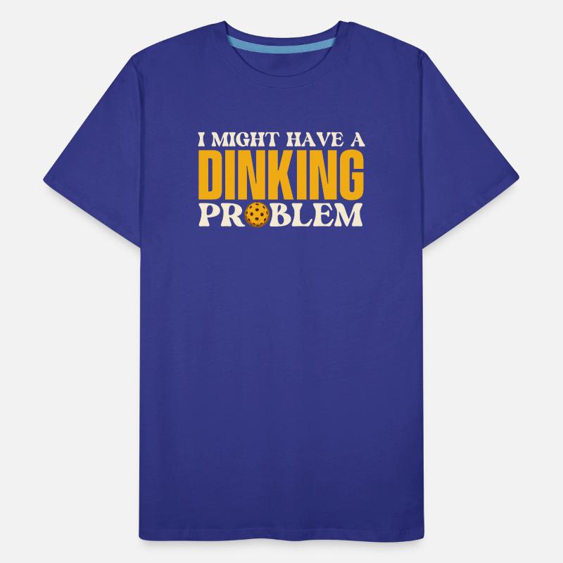 Dinking Problem Pickleball-Spieler Männer Premium Bio T-Shirt