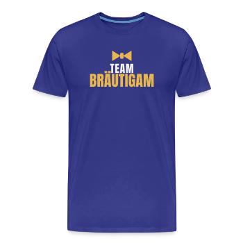 Team Braeutigam JGA Junggesellenabschied Groom - Männer Premium Bio T-Shirt - Königsblau - Vorne - Damien (186cm)