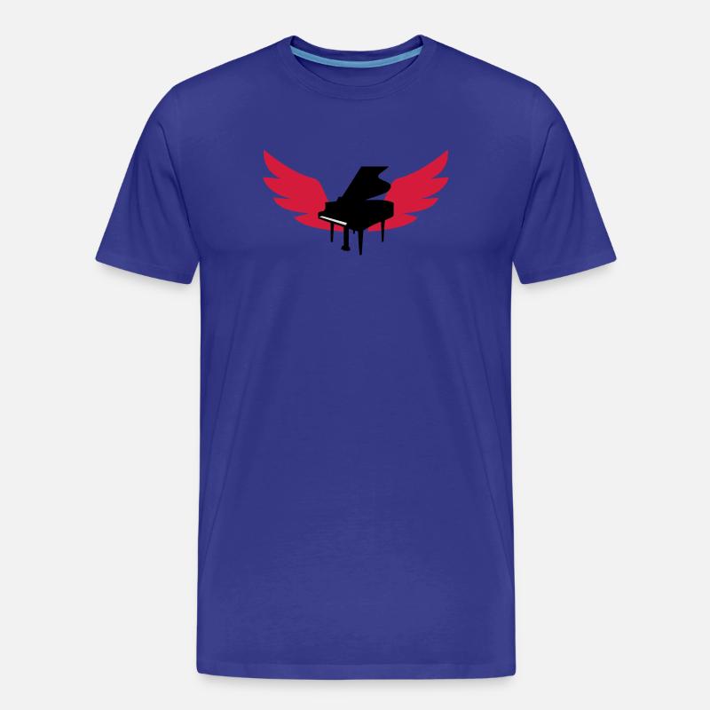 Piano / Klavier - Männer Premium Bio T-Shirt - Königsblau