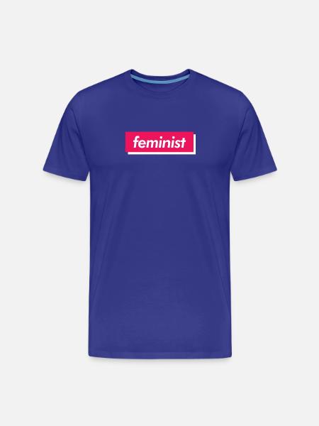 feminist - Men's Premium Organic T-Shirt - royal blue