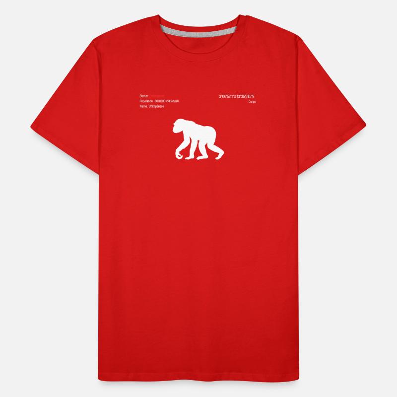 Chimpanzé T-shirt bio Premium Homme