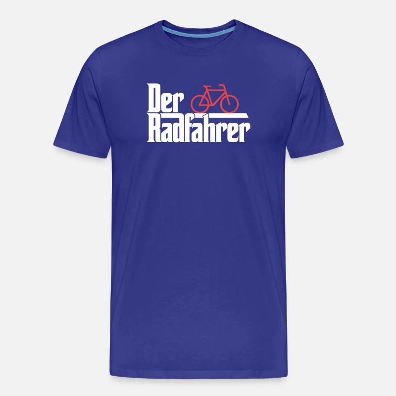 Der Radfahrer - Männer Premium Bio T-Shirt - Königsblau