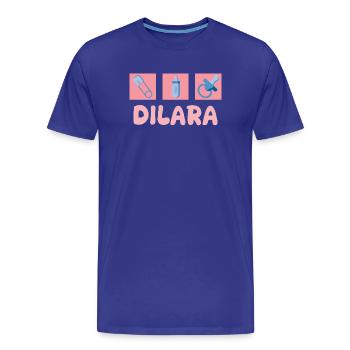Pacifier Dilara - Men's Premium Organic T-Shirt - royal blue - Front - Damien (186cm)