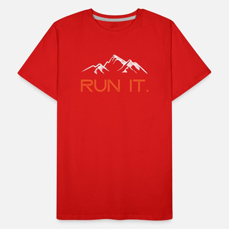 Ultra Running - Run It! Men's Premium Organic T-Shirt