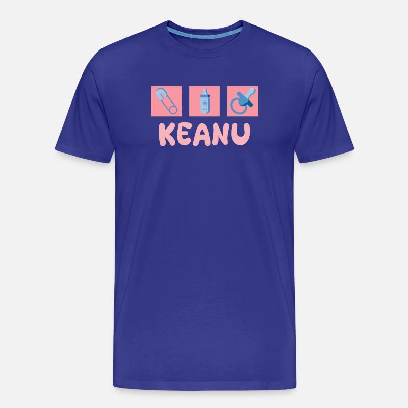Keanu - Männer Premium Bio T-Shirt - Königsblau