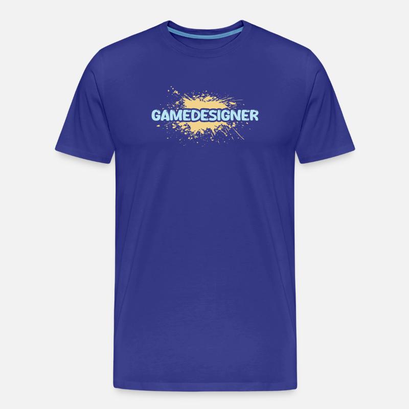 Beruf Gamedesigner - Männer Premium Bio T-Shirt - Königsblau