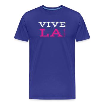 vive la mode - T-shirt bio Premium Homme - bleu roi - Devant - Damien (186cm)