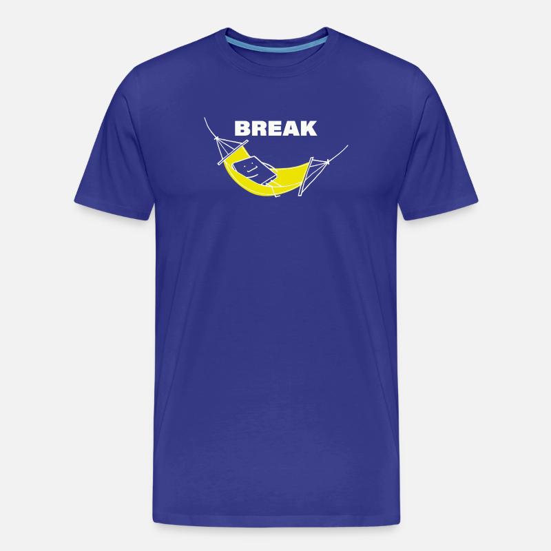 BREAK - Männer Premium Bio T-Shirt - Königsblau