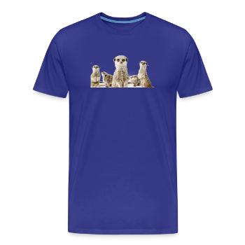 Erdhörnchen - Männer Premium Bio T-Shirt - Königsblau - Vorne - Damien (186cm)