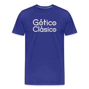 Gothique classique - T-shirt bio Premium Homme - bleu roi - Devant - Damien (186cm)