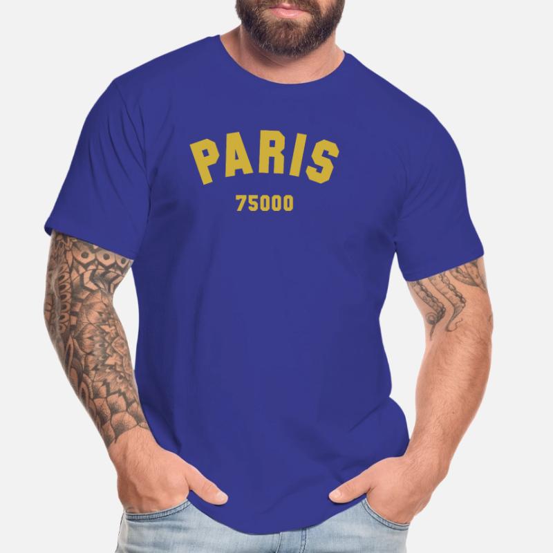 PARIS Code postal T-shirt bio Premium Homme