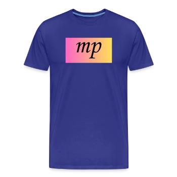 Mezzopiano Mittelleise - Musikalische Anweisung - Männer Premium Bio T-Shirt - Königsblau - Vorne - Damien (186cm)