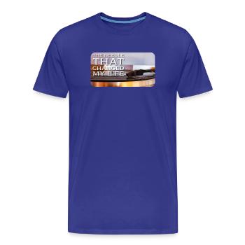 L’aiguille qui a changé ma vie - T-shirt bio Premium Homme - bleu roi - Devant - Damien (186cm)