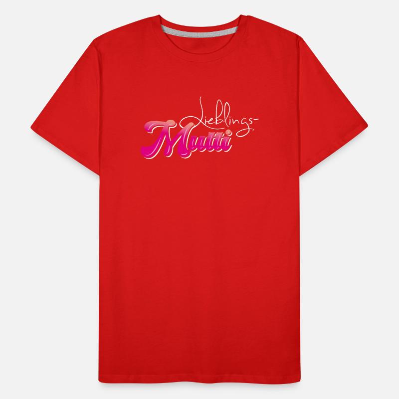 Lieblingsmutti - Muttertag Männer Premium Bio T-Shirt