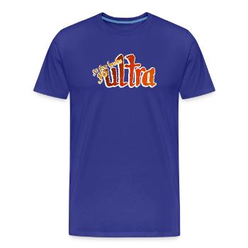 Go For Broke Go Ultra - Männer Premium Bio T-Shirt - Königsblau - Vorne - Damien (186cm)