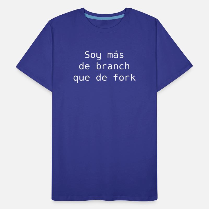 Ich bin eher ein Ast als eine Gabel Männer Premium Bio T-Shirt