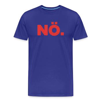 Lower Austria. – Funny German Meme Shirt | Sarcasm St - Men's Premium Organic T-Shirt - royal blue - Front - Damien (186cm)