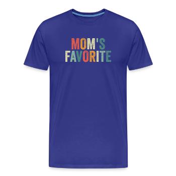 Enfant préféré Le préféré de la maman drôle - T-shirt bio Premium Homme - bleu roi - Devant - Damien (186cm)