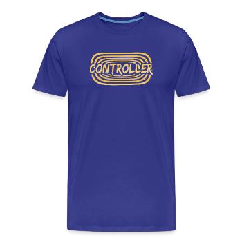 Contrôleur - T-shirt bio Premium Homme - bleu roi - Devant - Damien (186cm)
