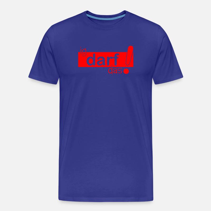 ig darf das! - Männer Premium Bio T-Shirt - Königsblau