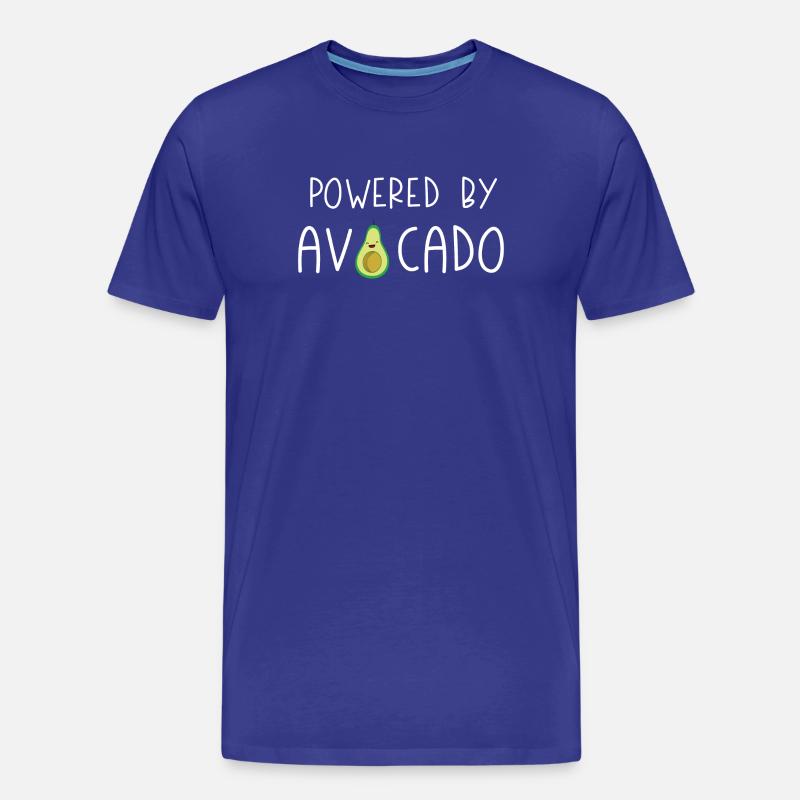 Angetrieben von Avocado - Männer Premium Bio T-Shirt - Königsblau