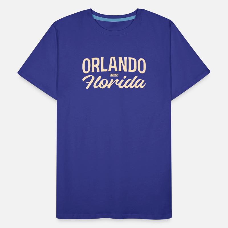 Orlando Florida Vintage Script T-shirt bio Premium Homme
