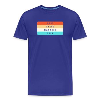 Théâtre - T-shirt bio Premium Homme - bleu roi - Devant - Damien (186cm)