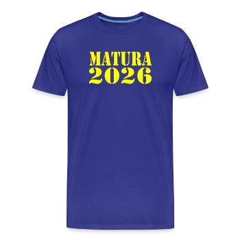 Matura 2026 - Men's Premium Organic T-Shirt - royal blue - Front - Damien (186cm)