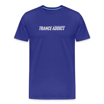 accro à la transe - T-shirt bio Premium Homme - bleu roi - Devant - Damien (186cm)