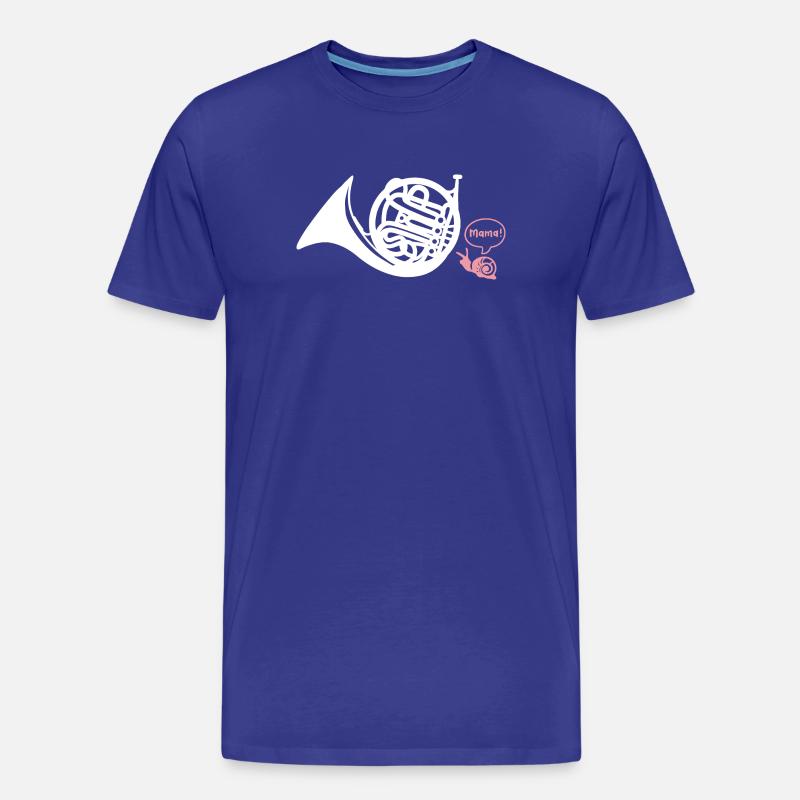 Waldhorn Hornist - Männer Premium Bio T-Shirt - Königsblau