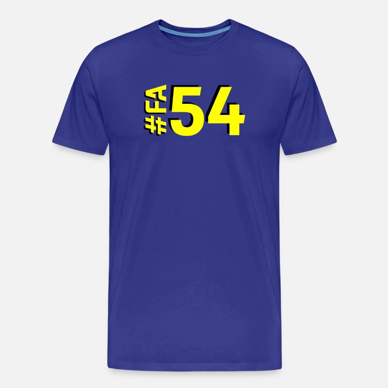 FA54 - Männer Premium Bio T-Shirt - Königsblau