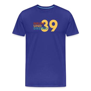 39. Geburtstag Retro Geschenkidee - Männer Premium Bio T-Shirt - Königsblau - Vorne - Damien (186cm)