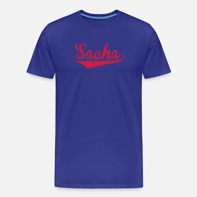 Sacha - Männer Premium Bio T-Shirt - Königsblau