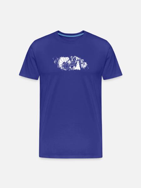 Gears in Motion - Men's Premium Organic T-Shirt - royal blue