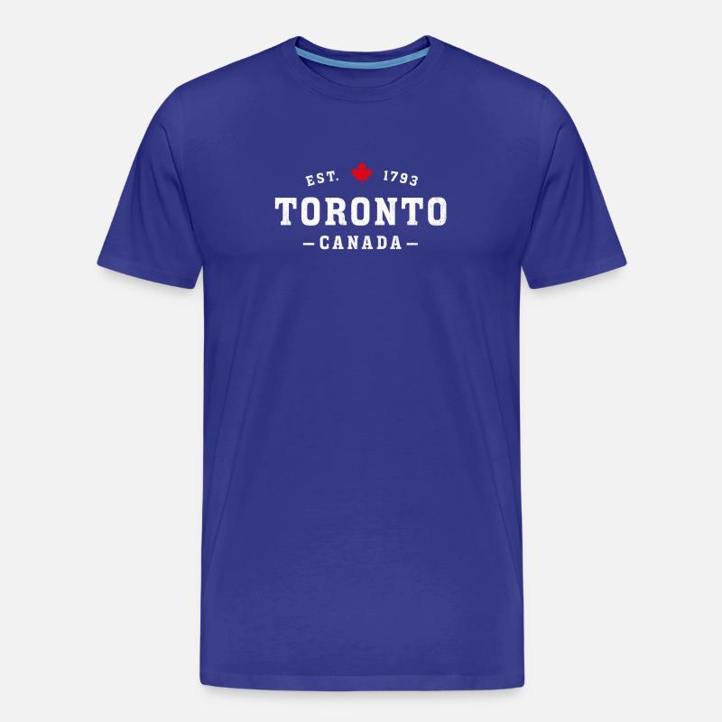 Toronto Erbe 1793 Emblem - Männer Premium Bio T-Shirt - Königsblau