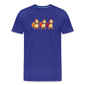 Thanksgiving Truthahn Baby - Männer Premium Bio T-Shirt - Königsblau - Vorne - Damien (186cm)